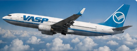 Aeronave VASP em voo